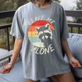 Leave Me Alone Raccoon Lover Introvert Antisocial Shy INTP Women's Comfort Colors T-Shirt Gray