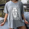 I Left My Coffin For This Introvert Spooky Regret Women's Comfort Colors T-Shirt Gray I Left My Coffin For This Introvert Spooky Regret Women's Comfort Colors T-Shirt Gray
