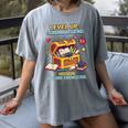Level Up School Legend Video Game Pixel Art Graduation Women's Comfort Colors T-Shirt Gray