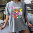 Little Miss Pre-K Grad 2026 Preschool Graduation Kids Girls Women's Comfort Colors T-Shirt Gray