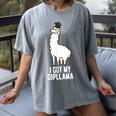 LLama Graduation I Got My Dipllama Cute Llama Women's Comfort Colors T-Shirt Gray