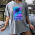 Lofi Reverie Analog Dreams Pixel 90s Desktop VHS Nostalgia Women's Comfort Colors T-Shirt Gray