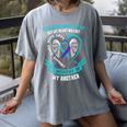 Loss Remembrance In Memory Of My Brother Suicide Awareness Women's Comfort Colors T-Shirt Gray Loss Remembrance In Memory Of My Brother Suicide Awareness Women's Comfort Colors T-Shirt Gray