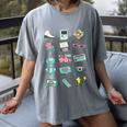I Love The 90s Old For Nostalgia Fans Women's Comfort Colors T-Shirt Gray