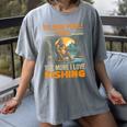 I Love Fishing Bigfoot Fisherman Introvert Sarcastic Women's Comfort Colors T-Shirt Gray I Love Fishing Bigfoot Fisherman Introvert Sarcastic Women's Comfort Colors T-Shirt Gray