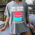 Macaroons Dessert Antisocial Introvert Pastries Food Lover Women's Comfort Colors T-Shirt Gray Macaroons Dessert Antisocial Introvert Pastries Food Lover Women's Comfort Colors T-Shirt Gray