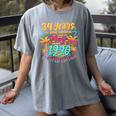 Made In 1990 Limited Edition 90s Nostalgia 34th Birthday Women's Comfort Colors T-Shirt Gray