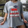 My MAMA Did It And She Did It For Me Graduation Nurse Women's Comfort Colors T-Shirt Gray