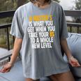 Master Degree When You Take Bs To New Level Graduation Premium Women's Comfort Colors T-Shirt Gray