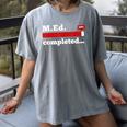 Master Of Education Completed Teacher Master Graduation For Men Women Women's Comfort Colors T-Shirt Gray
