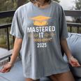 Mastered It 2025 Masters Degree Graduation Graduate Mba Women's Comfort Colors T-Shirt Gray