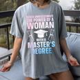 Masters Degree Graduation Art For Women Girls Masters Degree Women's Comfort Colors T-Shirt Gray