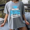Master's Degree Graduation Masters Degree Survivor Women's Comfort Colors T-Shirt Gray