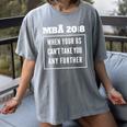 MBA 2018 Graduation Women's Comfort Colors T-Shirt Gray