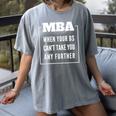 MBA Graduation Women's Comfort Colors T-Shirt Gray