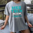 Med Tech Medical Technician Gag Lab Graduation Premium Women's Comfort Colors T-Shirt Gray