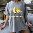 Medium Mature Banana Banana Real School Graduation Celebrations Women's Comfort Colors T-Shirt Gray
