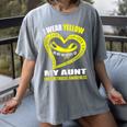 In My Memory Of My Aunt ENDOMETRIOSIS AWARENESS Women's Comfort Colors T-Shirt Gray