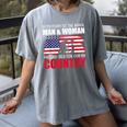 In Memory Of The Brave Man & Woman Memorial Day Women's Comfort Colors T-Shirt Gray