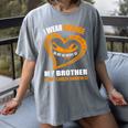 In My Memory Of My Brother KIDNEY CANCER AWARENESS Women's Comfort Colors T-Shirt Gray In My Memory Of My Brother KIDNEY CANCER AWARENESS Women's Comfort Colors T-Shirt Gray