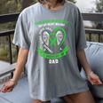 In Memory Of Dad Non Hodgkins Lymphoma Awareness Cancer Women's Comfort Colors T-Shirt Gray