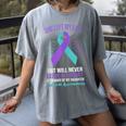 In Memory Of Daughter Suicide Awareness Prevention Women's Comfort Colors T-Shirt Gray