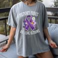 Memory Fades But Love Remains Dementia Awareness Women's Comfort Colors T-Shirt Gray