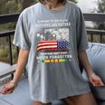 In Memory Of Our Fallen Brothers Sisters Freedom Isn't Free Women's Comfort Colors T-Shirt Gray