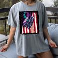 In Memory Of My Friend Suicide Awareness American Flag Women Kids Men Women's Comfort Colors T-Shirt Gray