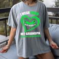 In My Memory Of My Grandpa NON-HODGKIN'S LYMPHOMA AWARENESS Women's Comfort Colors T-Shirt Gray