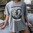 In Memory Of Great Grandpa Melanoma Cancer Awareness Women's Comfort Colors T-Shirt Gray In Memory Of Great Grandpa Melanoma Cancer Awareness Women's Comfort Colors T-Shirt Gray