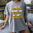 Memory Lane Trips Can't Remember Way Forgetful Old People Women's Comfort Colors T-Shirt Gray