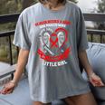 In Memory Little Girl Heart Disease Awareness Month Daughter Women's Comfort Colors T-Shirt Gray In Memory Little Girl Heart Disease Awareness Month Daughter Women's Comfort Colors T-Shirt Gray