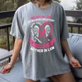 In Memory Of My Loving Mother In Law Breast Cancer Memorial Women's Comfort Colors T-Shirt Gray In Memory Of My Loving Mother In Law Breast Cancer Memorial Women's Comfort Colors T-Shirt Gray
