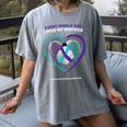 In Memory Of I Miss My Brother Suicide Prevention Awareness Women's Comfort Colors T-Shirt Gray In Memory Of I Miss My Brother Suicide Prevention Awareness Women's Comfort Colors T-Shirt Gray