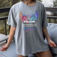 In Memory Of Mom Dad In Heaven Guardian Angel Wings Memorial Women's Comfort Colors T-Shirt Gray