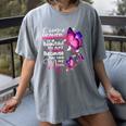 In Memory Of Mom I Know Heaven Beautiful Place Wings Angel Women's Comfort Colors T-Shirt Gray