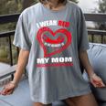 In My Memory Of My Mom VASCULITIS AWARENESS Women's Comfort Colors T-Shirt Gray