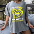 In My Memory Of My Sister ENDOMETRIOSIS AWARENESS Women's Comfort Colors T-Shirt Gray