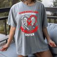 In Memory Of Sister Heart Disease Awareness Month Memorial Women's Comfort Colors T-Shirt Gray In Memory Of Sister Heart Disease Awareness Month Memorial Women's Comfort Colors T-Shirt Gray