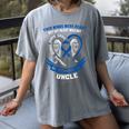 In Memory Of Uncle Colon Cancer Awareness Memorial Women's Comfort Colors T-Shirt Gray