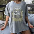 In Memory Of When I Still Cared Halloween Gravestone Women's Comfort Colors T-Shirt Gray