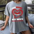 In My Memory Of My Wife AMYLOIDOSIS AWARENESS Women's Comfort Colors T-Shirt Gray In My Memory Of My Wife AMYLOIDOSIS AWARENESS Women's Comfort Colors T-Shirt Gray