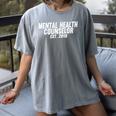 Mental Health Counselor Graduation Women's Comfort Colors T-Shirt Gray