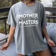 Mom Masters Graduation Wife Mother MSW Social Work Women's Comfort Colors T-Shirt Gray
