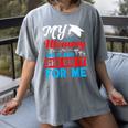 My Mommy Did It And She Did It For Me Mom Nurse Graduation Women's Comfort Colors T-Shirt Gray