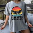 I Like Moths And Maybe 3 People Insect Moth Lovers Introvert Women's Comfort Colors T-Shirt Gray I Like Moths And Maybe 3 People Insect Moth Lovers Introvert Women's Comfort Colors T-Shirt Gray