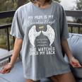 My Mum Is My Guardian Angel In Heaven Memorial Memory Miss Women's Comfort Colors T-Shirt Gray My Mum Is My Guardian Angel In Heaven Memorial Memory Miss Women's Comfort Colors T-Shirt Gray