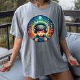 Music Enthusiast Under Starry Skies World Introvert Boy Women's Comfort Colors T-Shirt Gray Music Enthusiast Under Starry Skies World Introvert Boy Women's Comfort Colors T-Shirt Gray