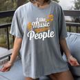 I Like Music More Than People Fan Introvert Women's Comfort Colors T-Shirt Gray I Like Music More Than People Fan Introvert Women's Comfort Colors T-Shirt Gray